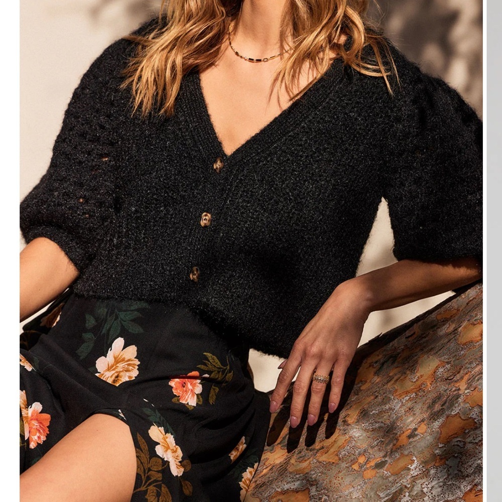 saltwater LUXE Knit Button Down Cardigan Sweater